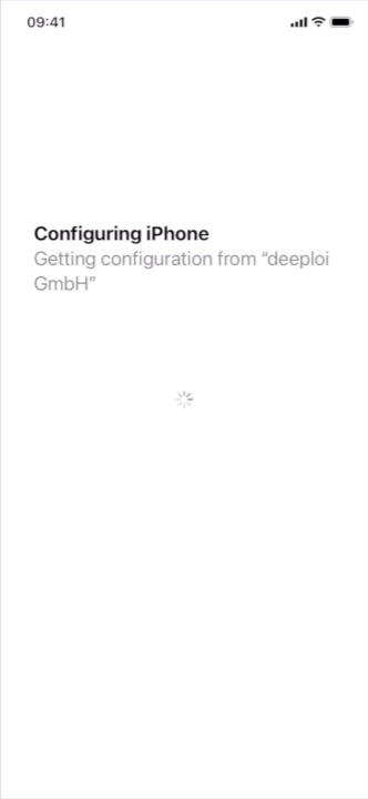 Configuring iPhone