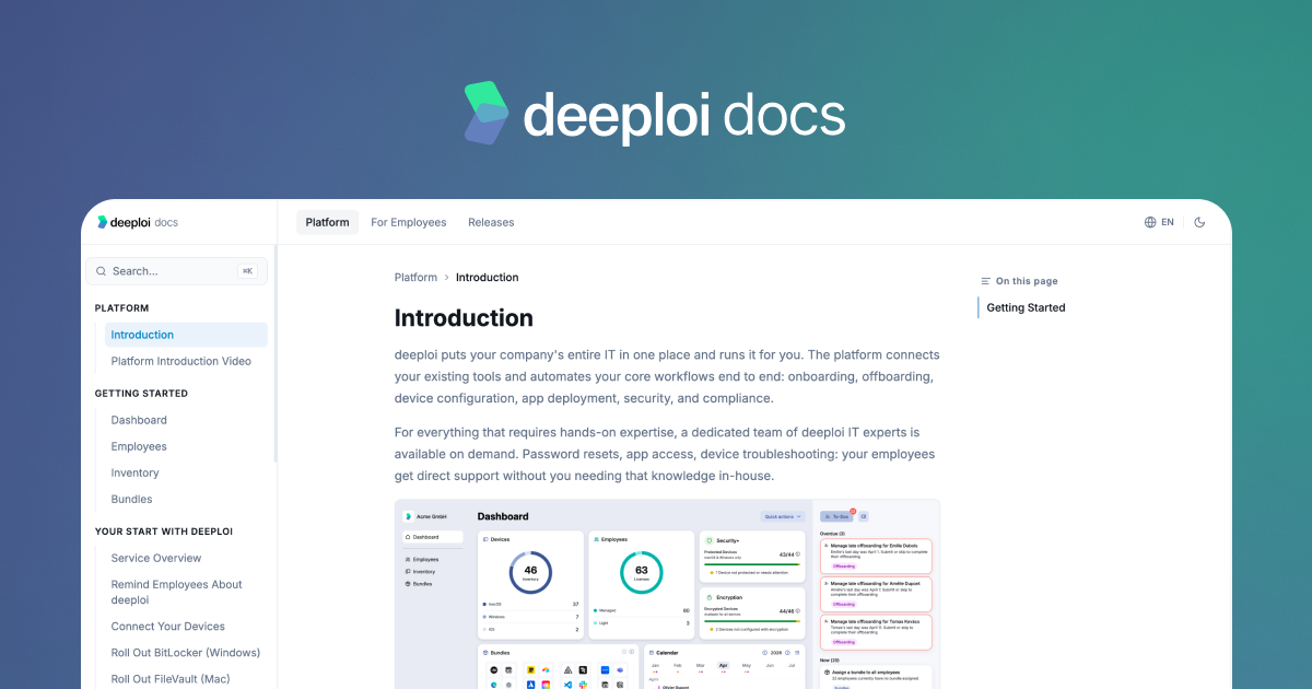 Get Started with deeploi | deeploi docs