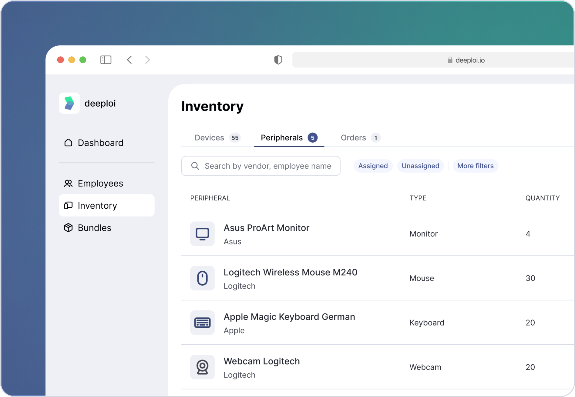 Office equipment tracking